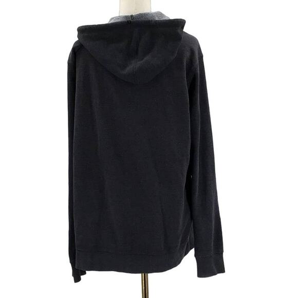 O'NEILL M Dark Gray Long Sleeve Full Zip Kangaroo Pocket Sweatshirt Hoodie B95 - Picture 2 of 6